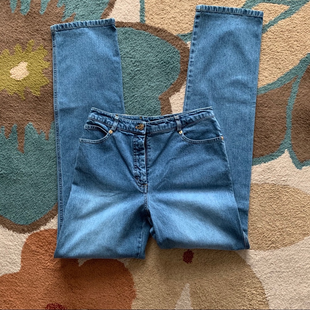 St. John High Waist Mom Jeans